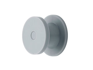 Klebehaken Knob mittelgroß in grau